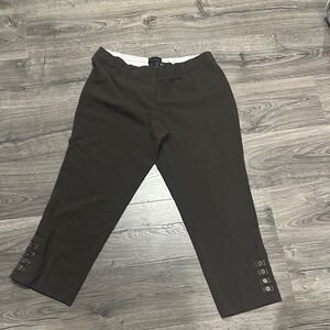 The Limited Brown  drew fit Ankle Cropped Pants